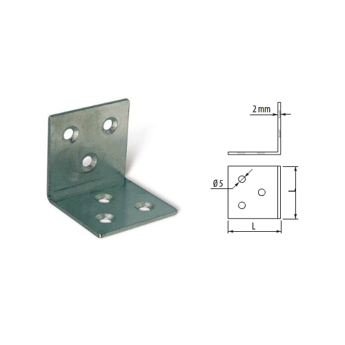 Corner Bracket 40x40x40x2mm